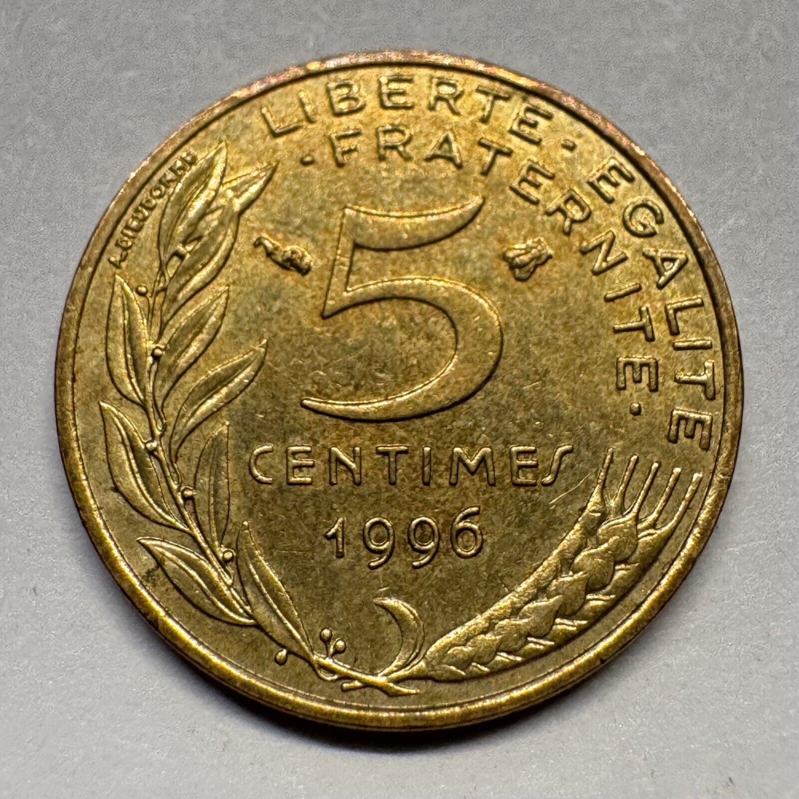 1996 France 5 Centimes - Beautiful Coin - #A-082