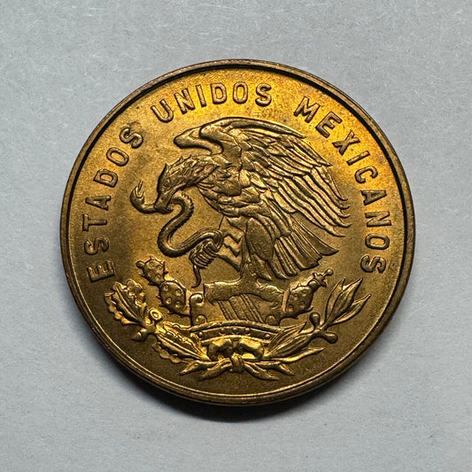 1969 Mexico 5 Centavos - Beautiful Coin - #B-025