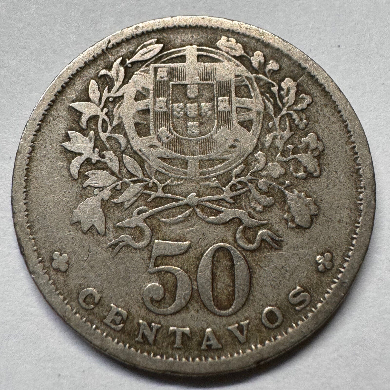 1931 Portugal 50 Centavos - Beautiful Coin - #A-055