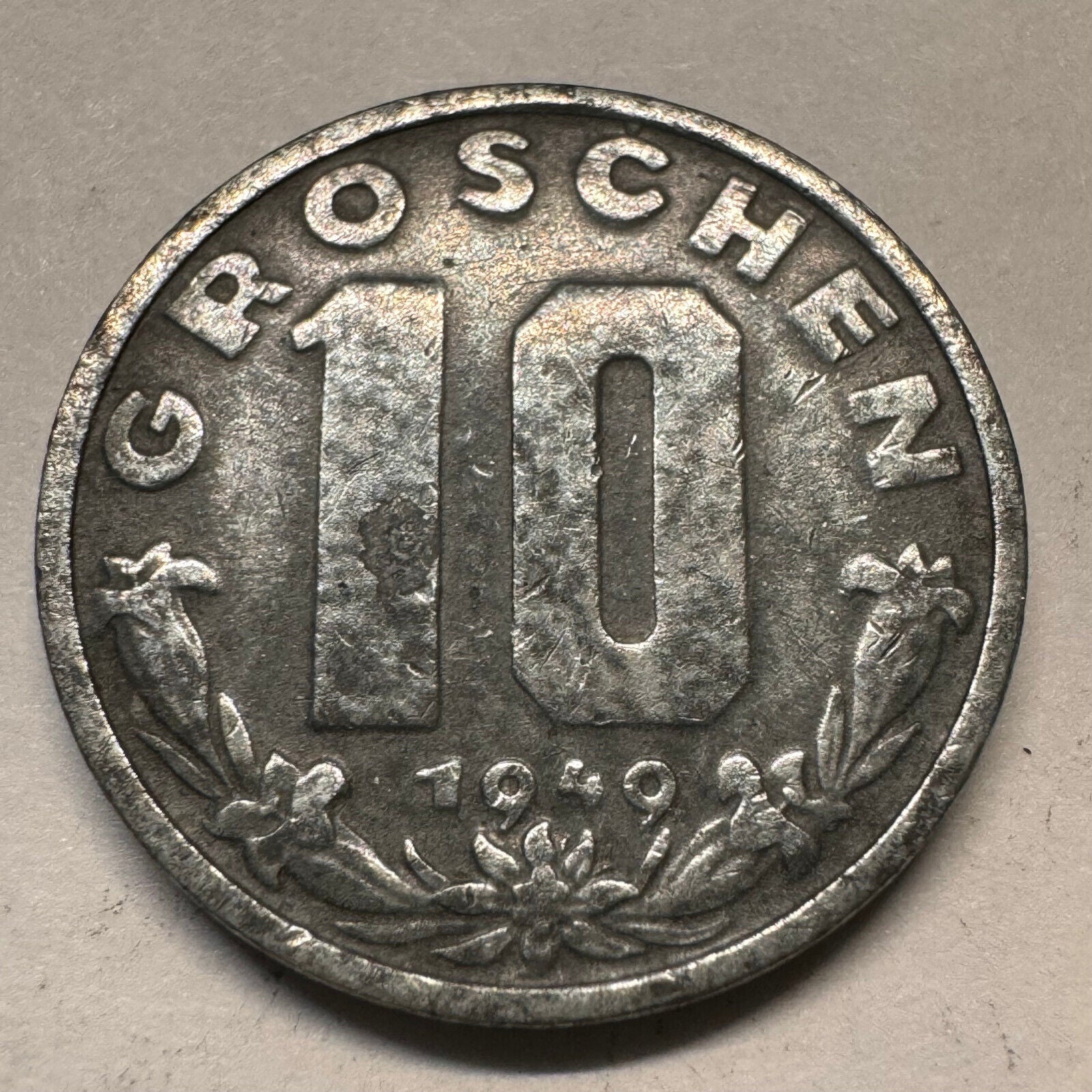 1949 Austria 10 Groschen - Beautiful Coin - #A-060