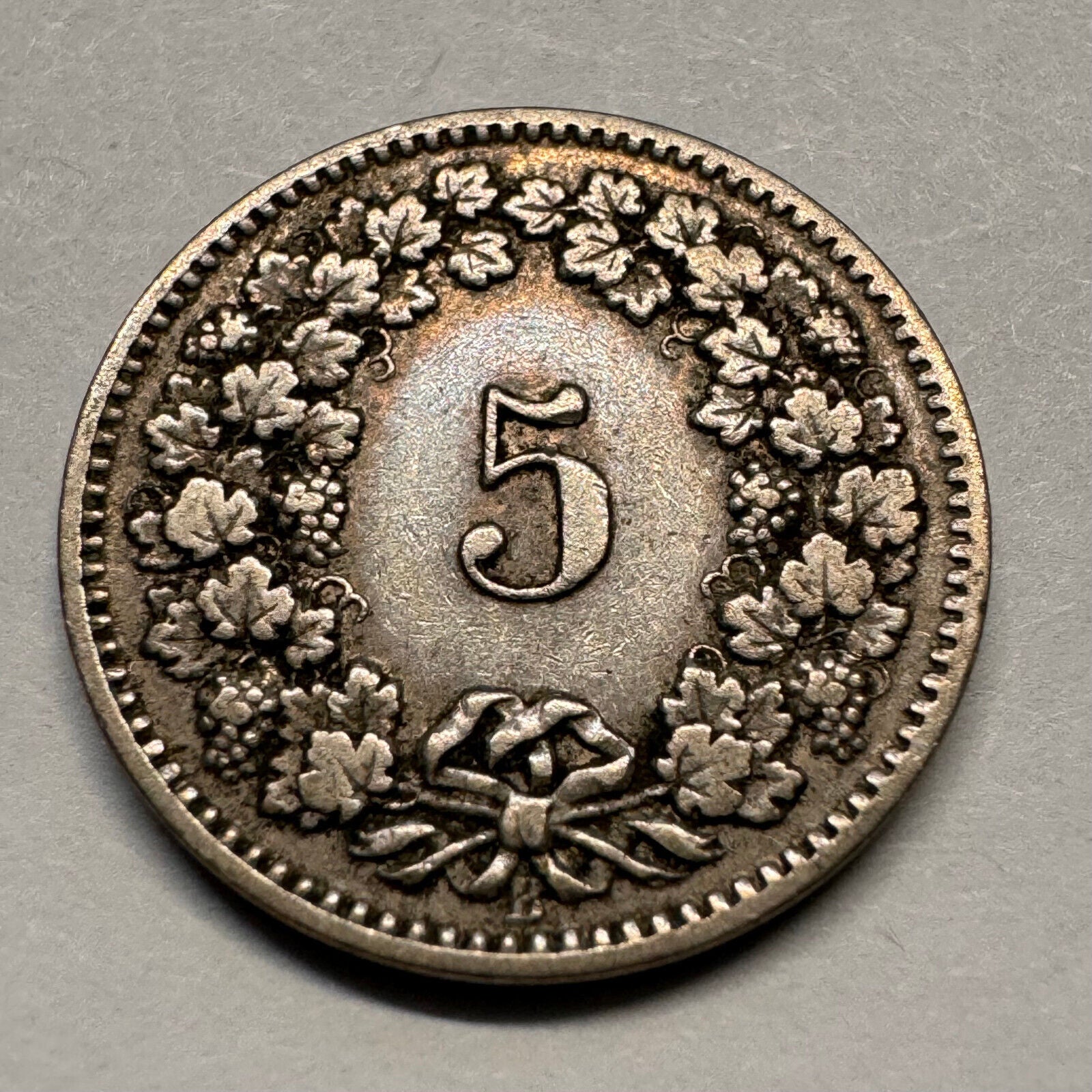1911 Switzerland 5 Rappen - Beautiful Coin - #A-066