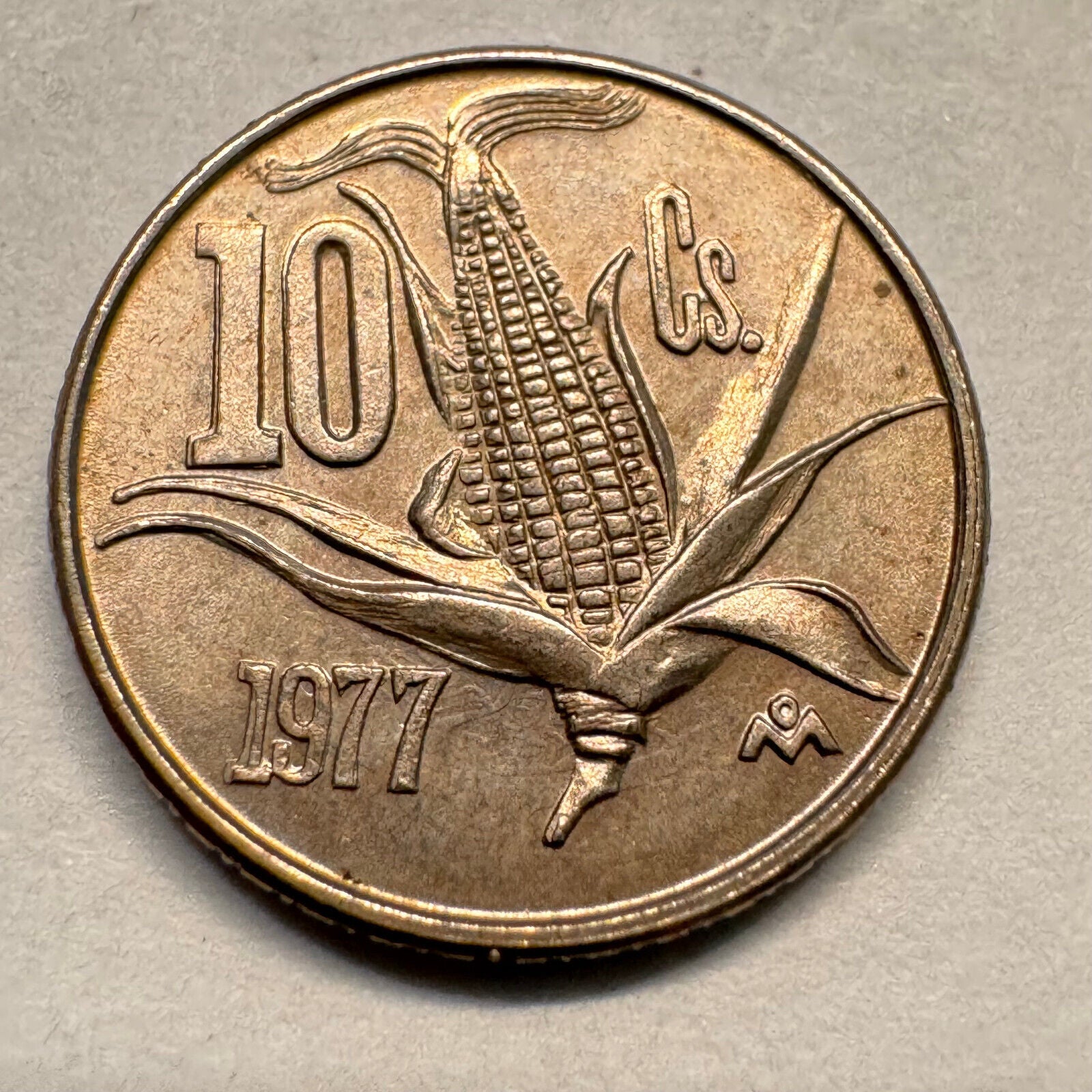 1977 Mexico 10 Centavos - Beautiful Coin - #A-032