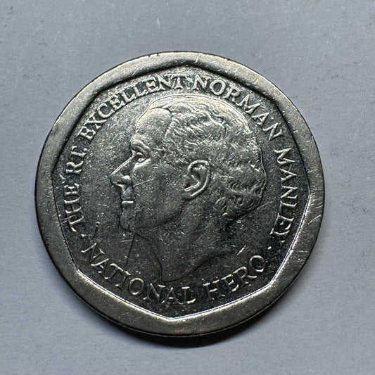 1994 Jamaica 5 Dollars - Beautiful Coin - #A-011