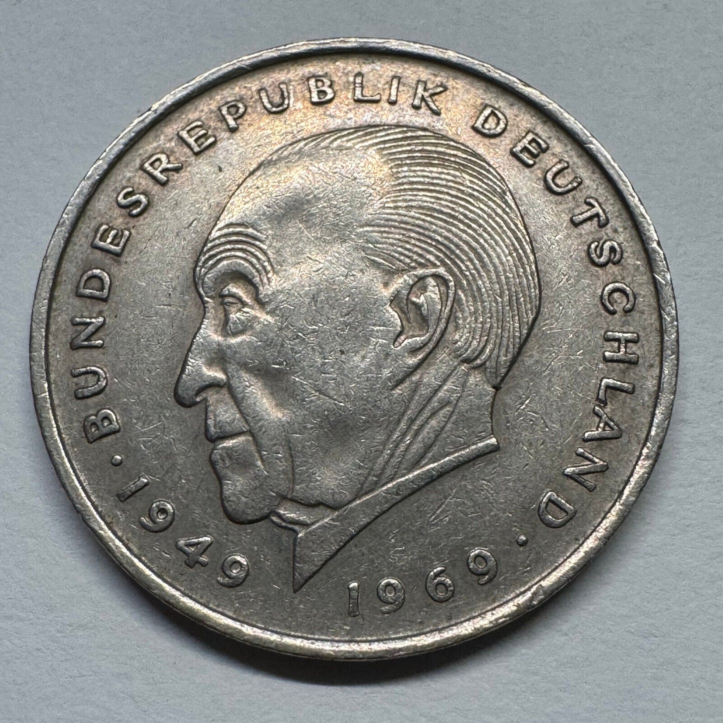 1971 Germany 2 Mark - Beautiful Coin - #B-057