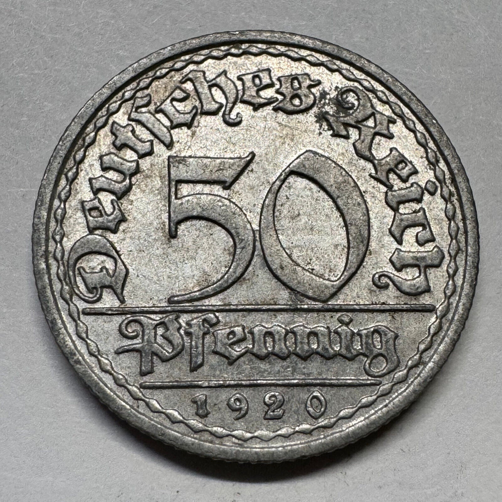 1920 Germany 50 Pfennig - Beautiful Coin - #A-092