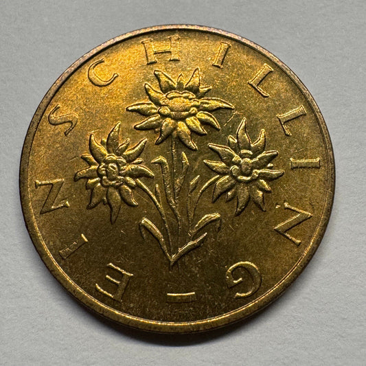 1990 Austria 1 Schilling - Beautiful Coin - #B-057