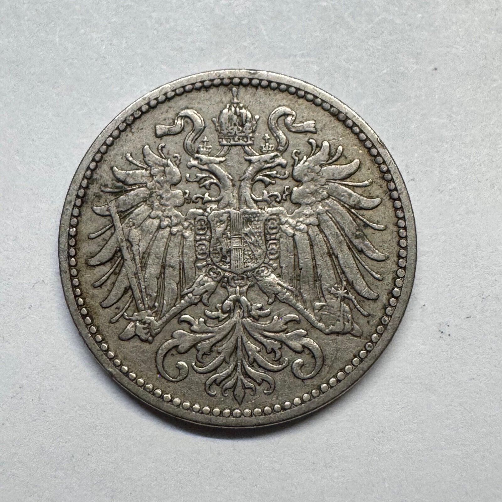 1895 Austria 10 Heller - Beautiful Coin - #B-010