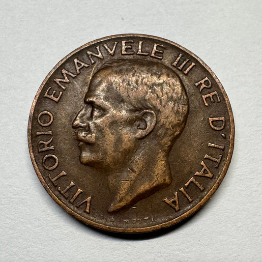 1923 Italy 5 Centesimi - Beautiful Coin - #B-050