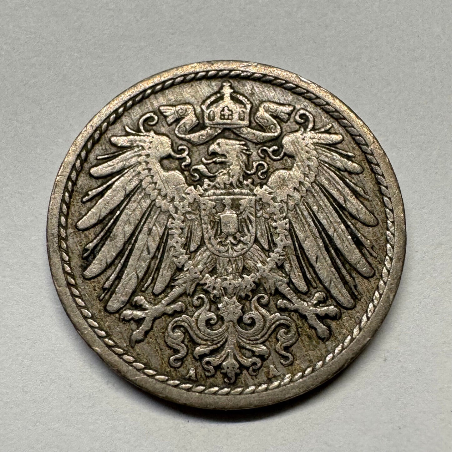 1894 Germany 5 Pfennig - Beautiful Coin - #B-050