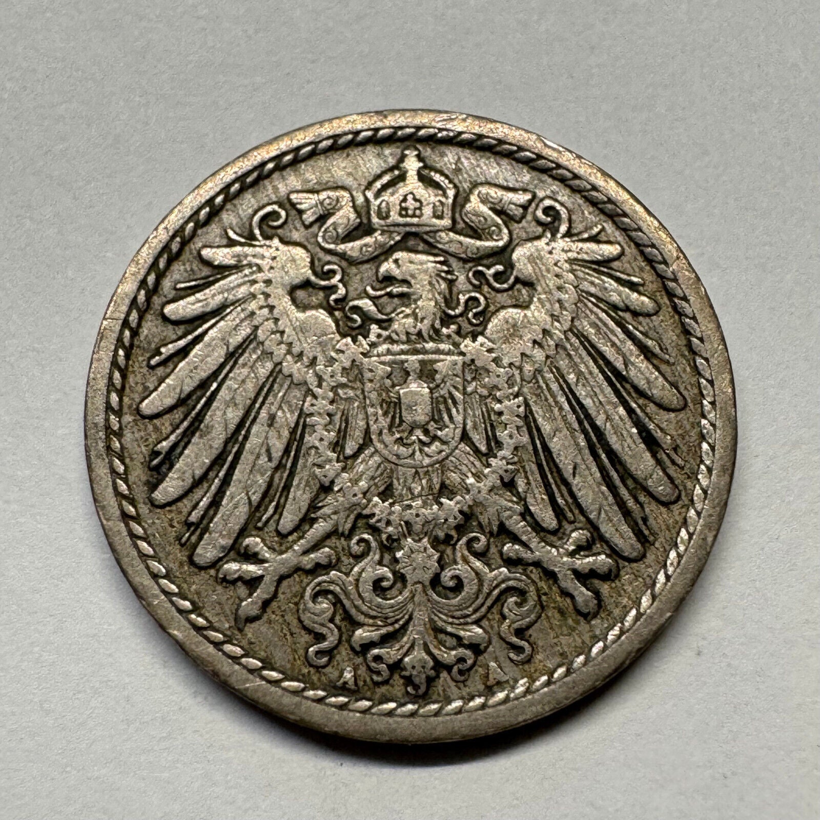 1894 Germany 5 Pfennig - Beautiful Coin - #B-050