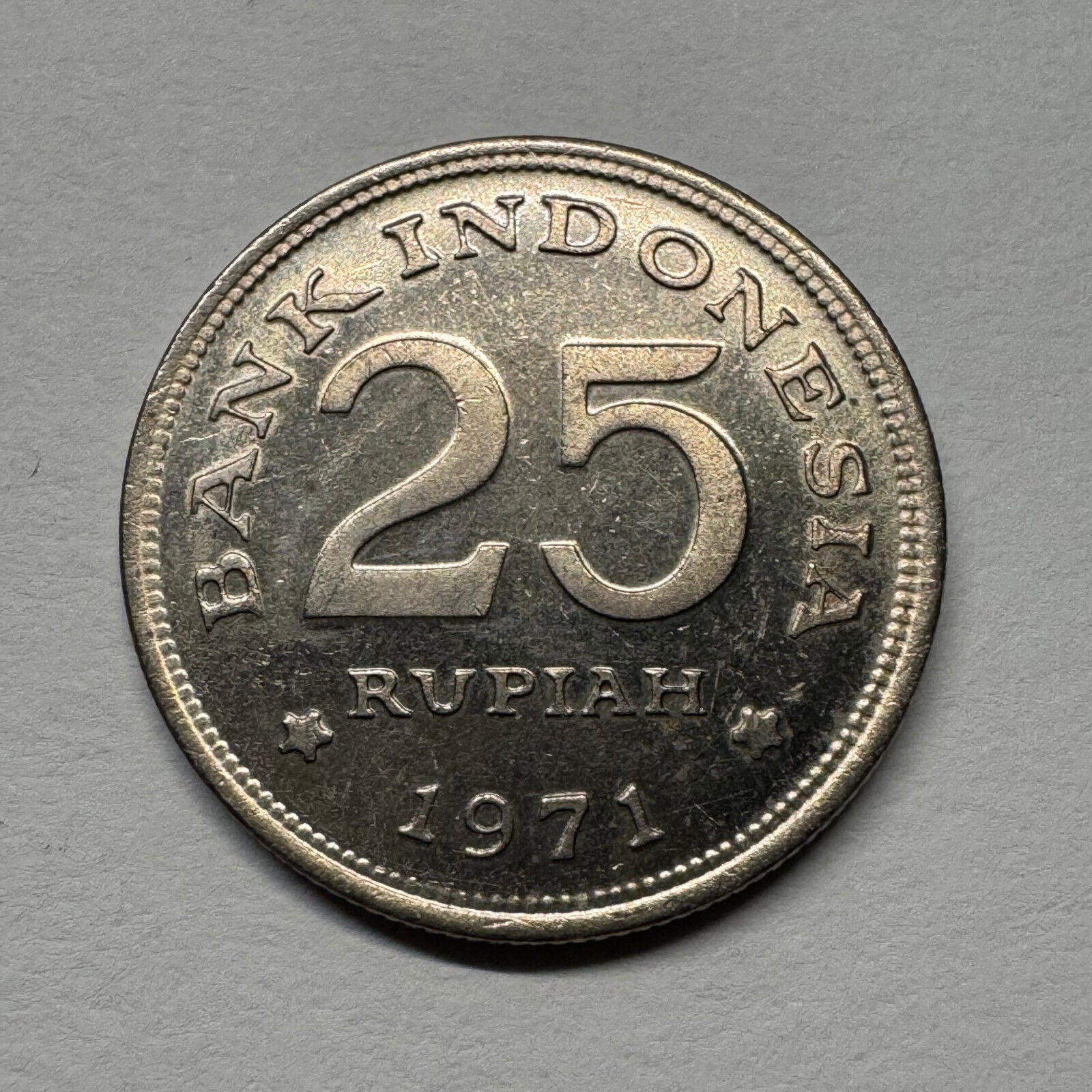 1971 Indonesia 25 Rupiah - Beautiful Coin - #B-053
