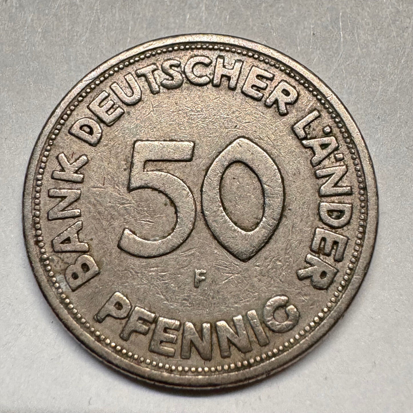 1949 Germany 50 Pfennig - Beautiful Coin - #A-016