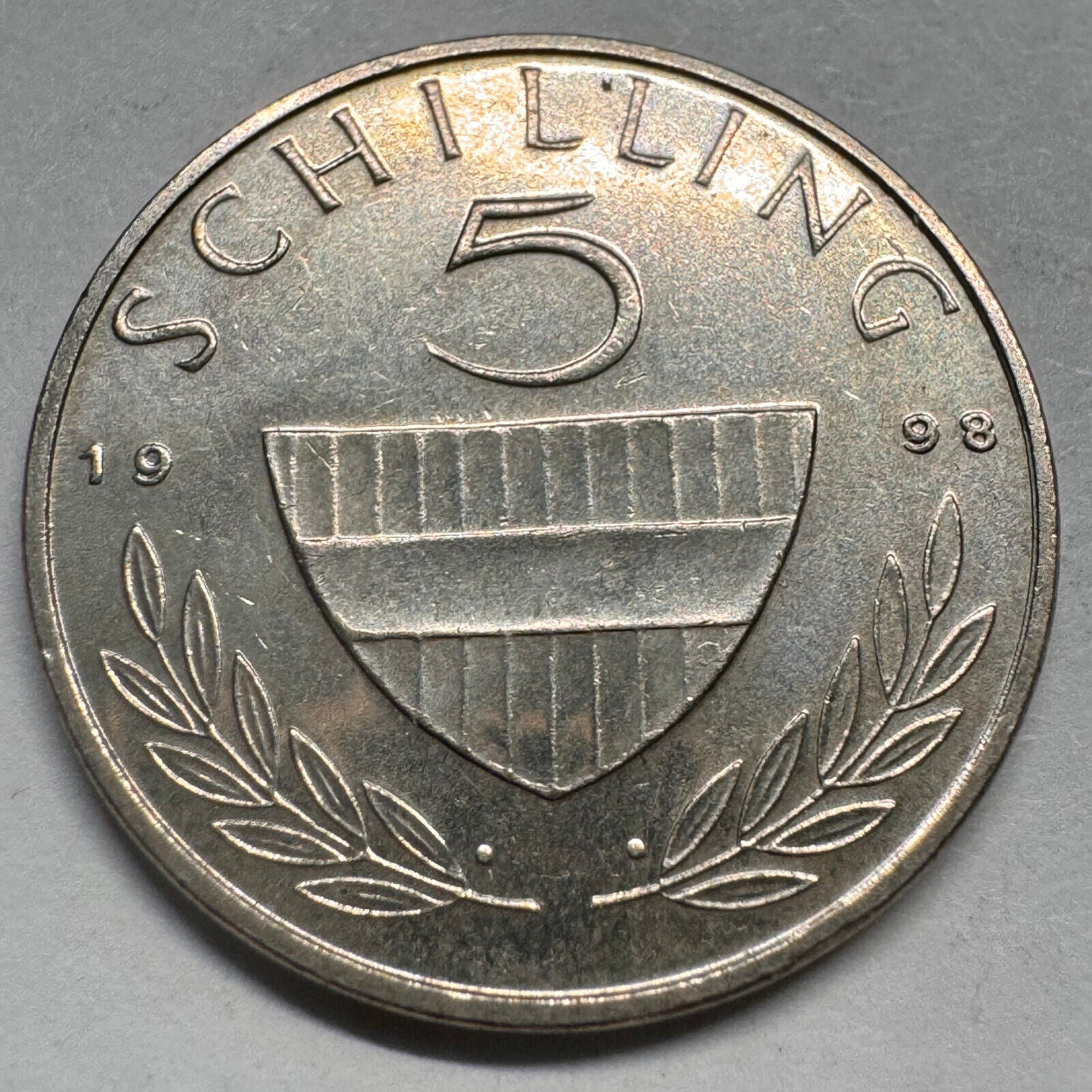 1998 Austria 5 Schilling - Beautiful Coin - #A-064