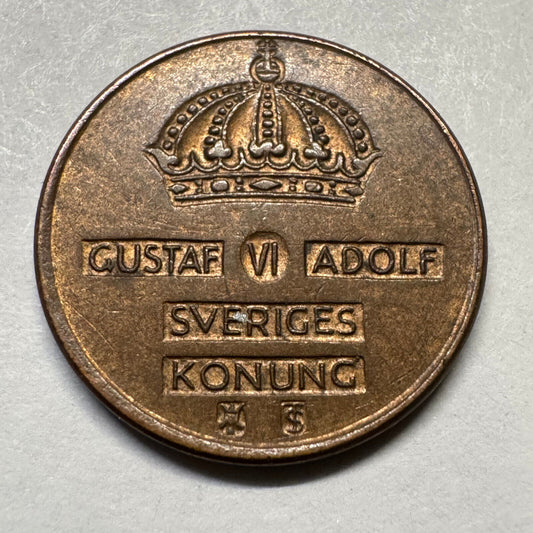 1956 Sweden 1 Ore - Beautiful Coin - #A-072