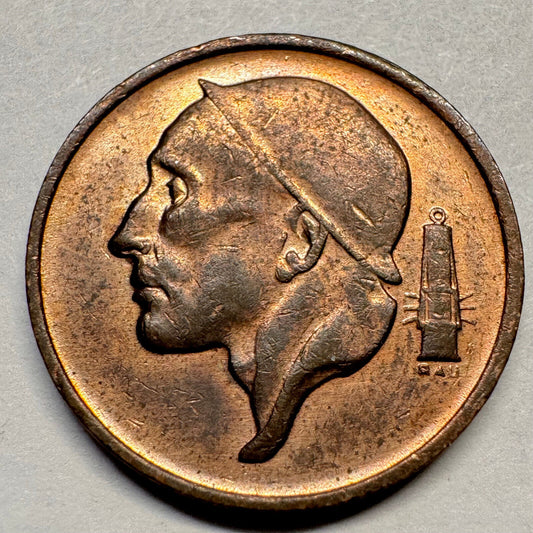 1959 Belgium 50 Centimes - Beautiful Coin - #A-038