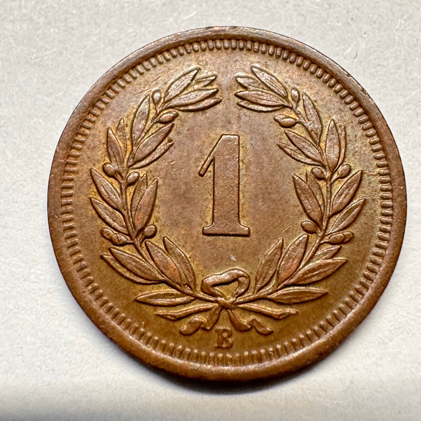 1921 Switzerland 1 Rappen - Beautiful Coin - #A-035