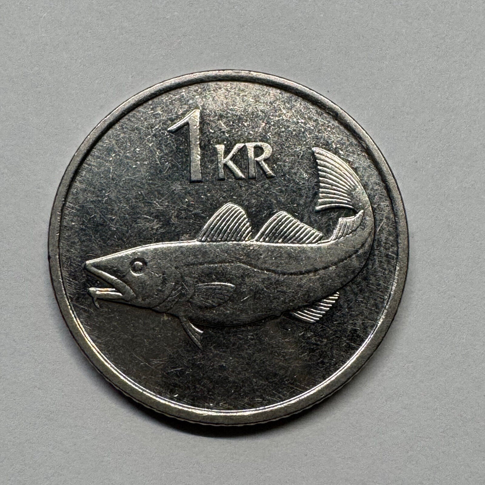 1994 Iceland 1 Krona - Beautiful Coin - #B-039