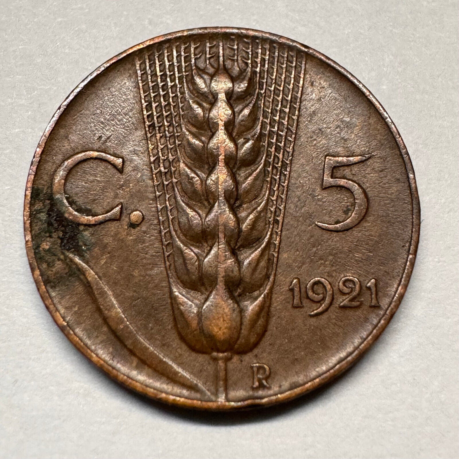 1921 Italy 20 Centesimi - Beautiful Coin - #A-045