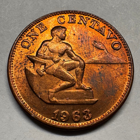 1963 Philippines 1 Centavo - Beautiful Coin - #A-042