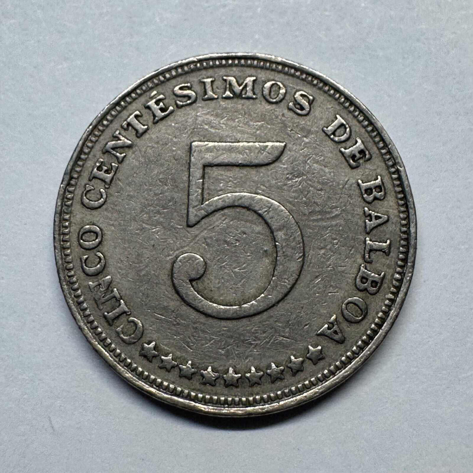 1966 Panama 5 Centesimos - Beautiful Coin - #B-025