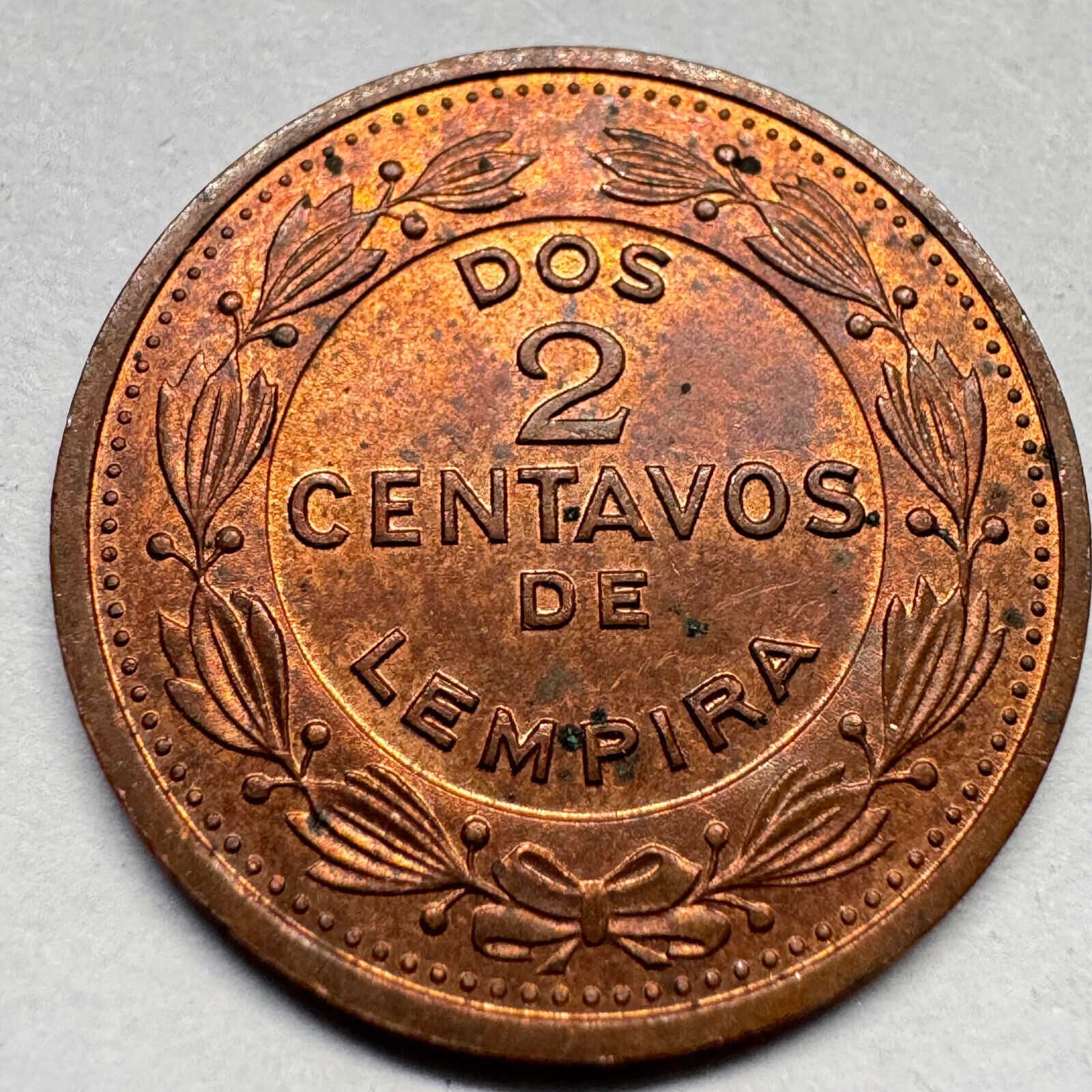 1974 Honduras 2 Centavos - Beautiful Coin - #A-032