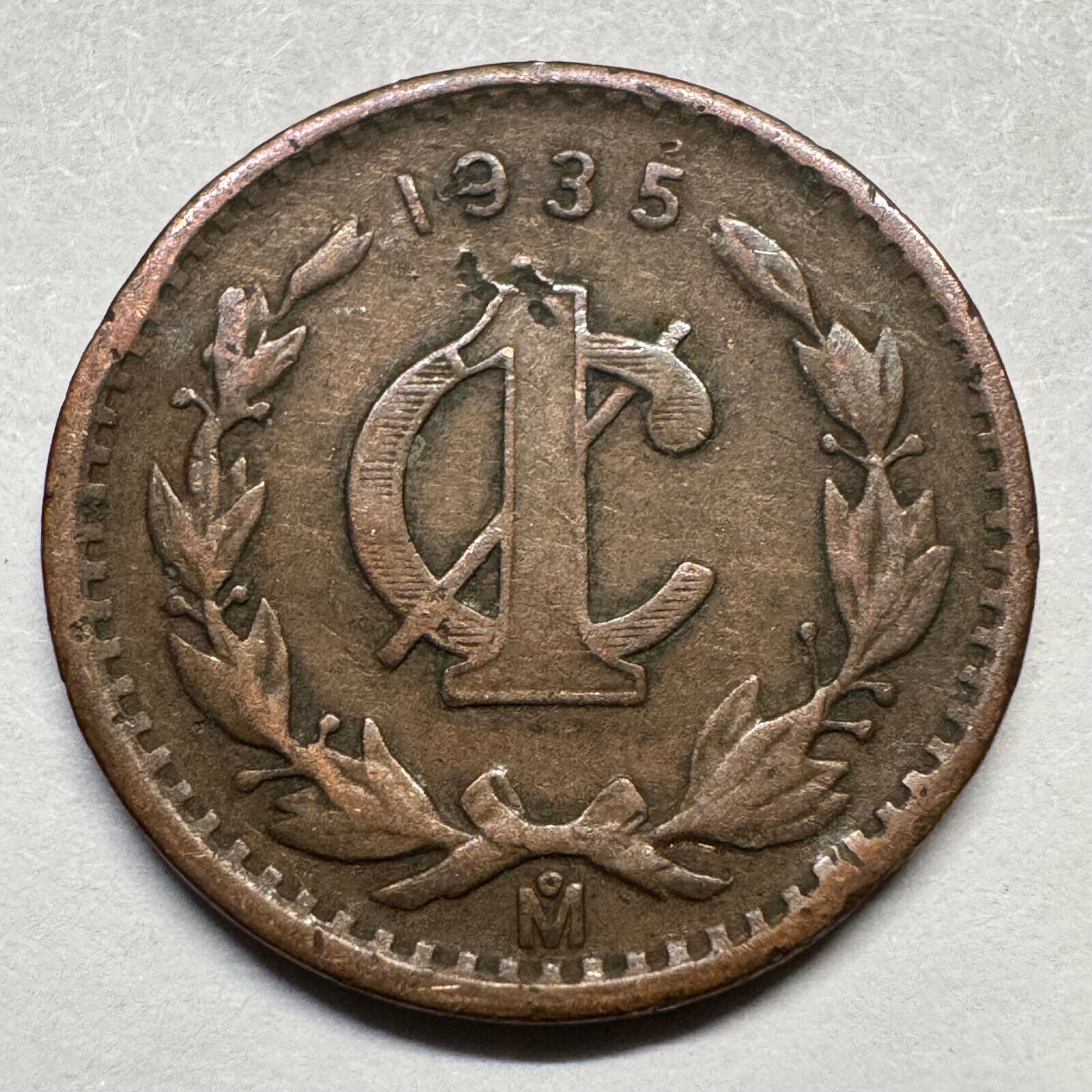 1935 Mexico 1 Centavo - Beautiful Coin - #A-072