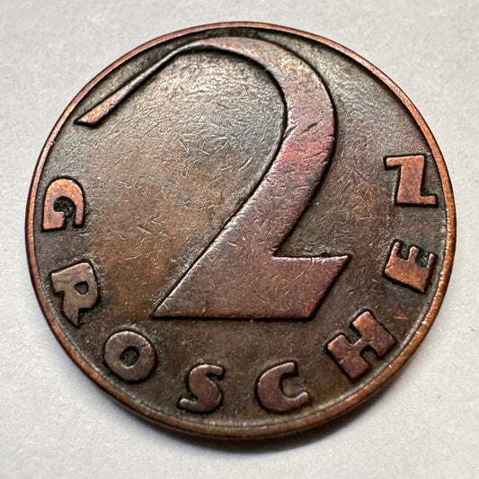 1930 Austria 2 Groschen - Beautiful Coin - #A-045