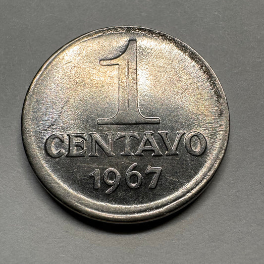 1967 Brazil 1 Centavos - Beautiful Coin - #A-012
