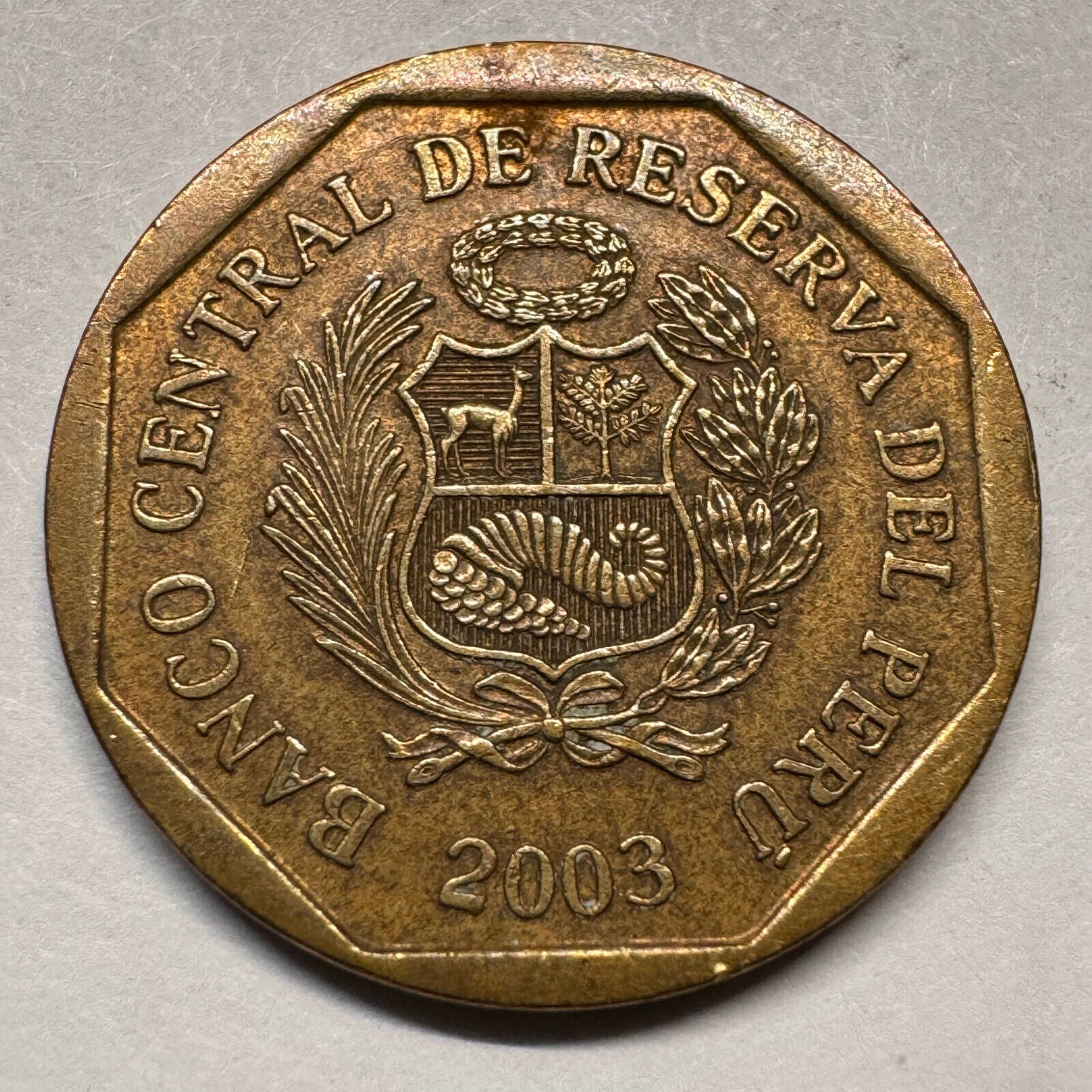 2003 Peru 10 Centimos - Beautiful Coin - #A-030
