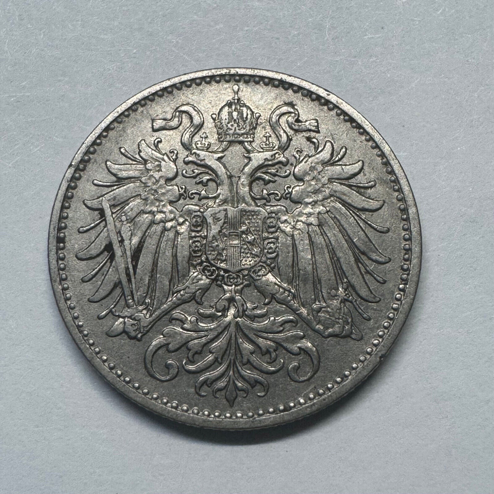 1895 Austria 10 Heller - Beautiful Coin - #B-019
