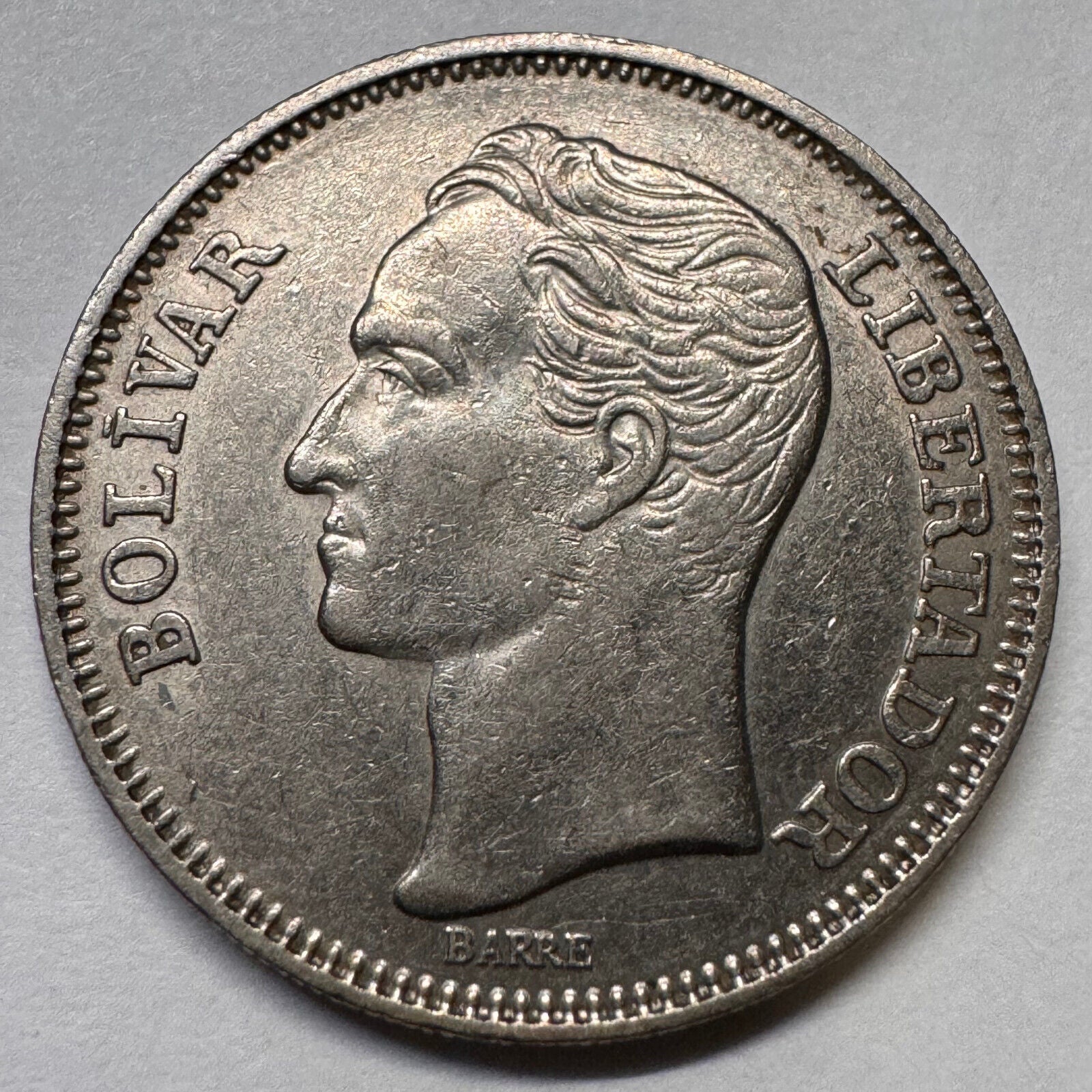 1967 Venezuela 1 Bolivar - Beautiful Coin - #A-067