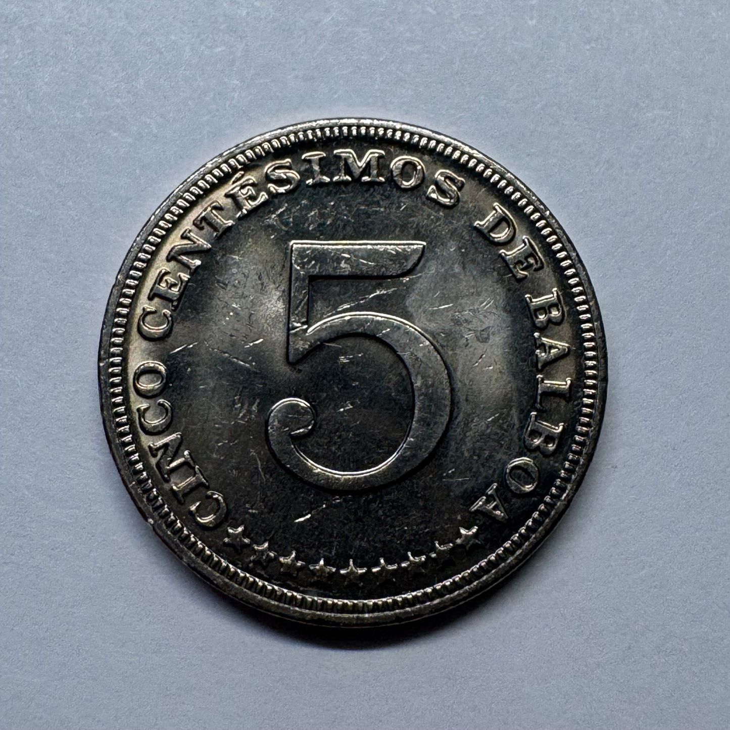 1993 Panama 5 Centesimos - Beautiful Coin - #B-031