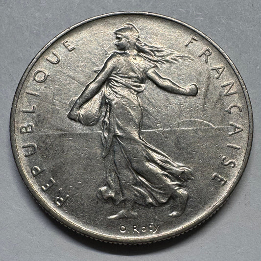 1960 France 1 Franc - Beautiful Coin - #A-079