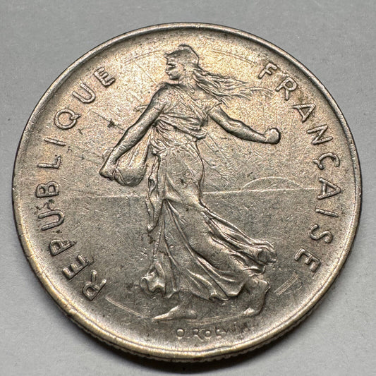 1970 France 5 Francs - Beautiful Coin - #A-034