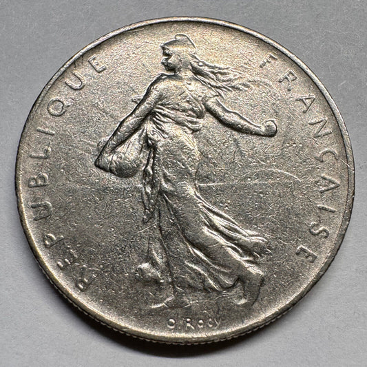 1960 France 1 Franc - Beautiful Coin - #A-054