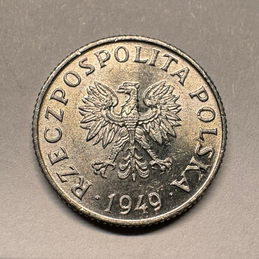 1949 Poland 1 Grosz - Beautiful Coin - #A-022