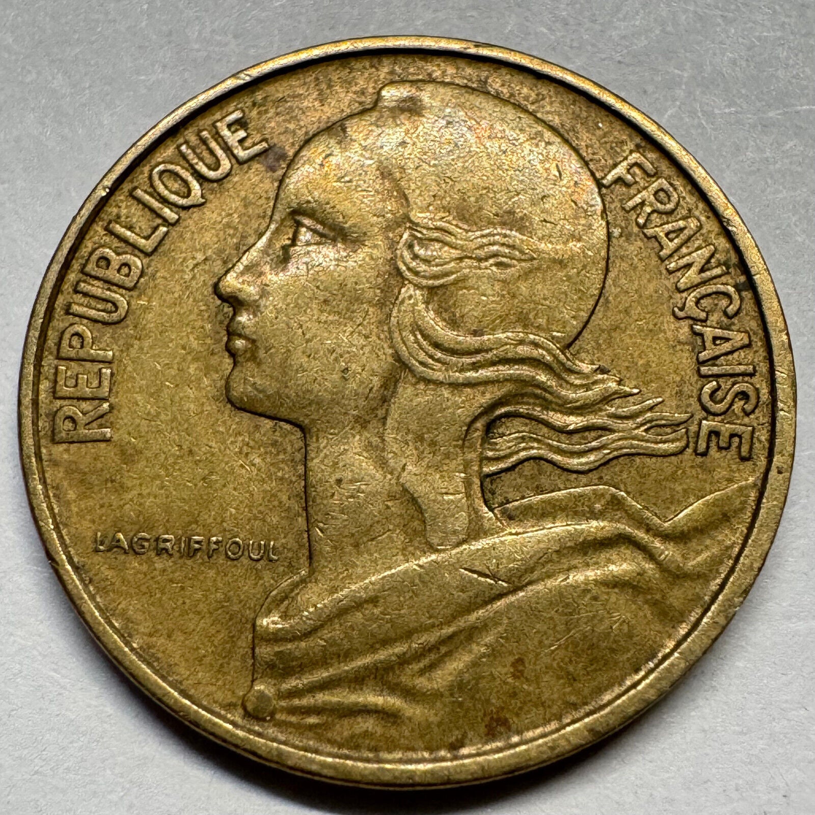 1969 France 10 Centimes - Beautiful Coin - #A-077