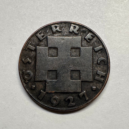 1927 Austria 2 Groschen - Beautiful Coin - #B-019