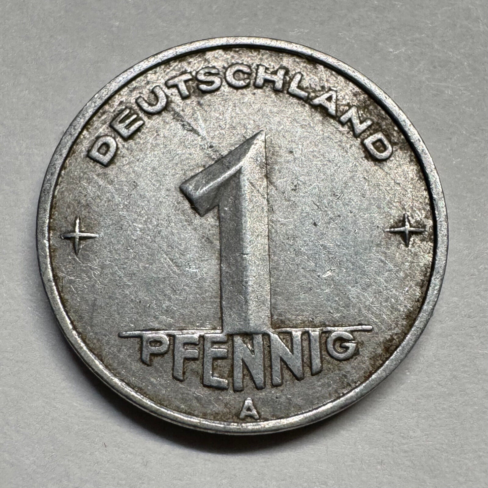 1949 Germany 1 Pfennig - Beautiful Coin - #A-074