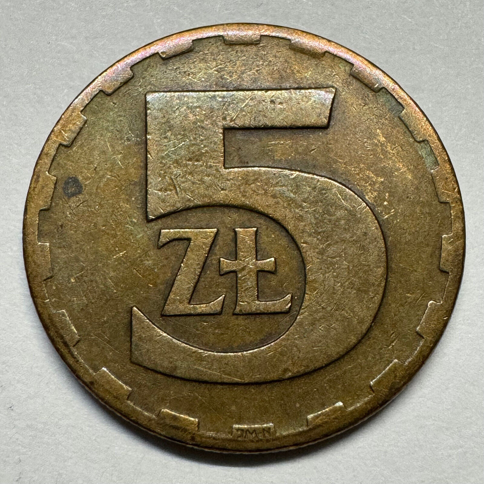 1977 Poland 5 Zloty - Beautiful Coin - #A-006