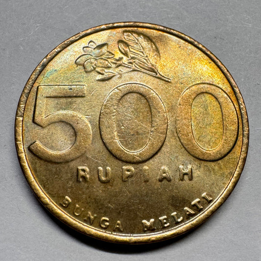 2003 Indonesia 500 Rupiah - Beautiful Coin - #A-028