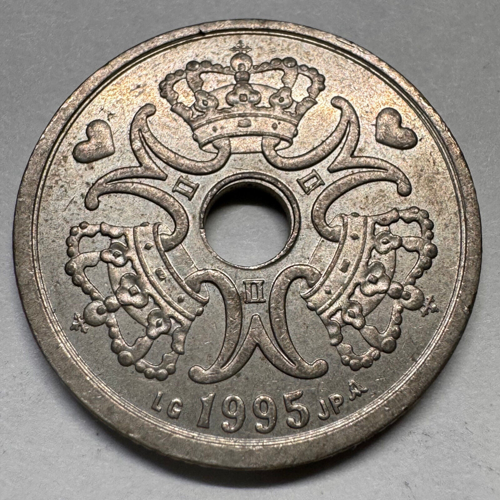 1995 Denmark 2 Kroner - Beautiful Coin - #A-062