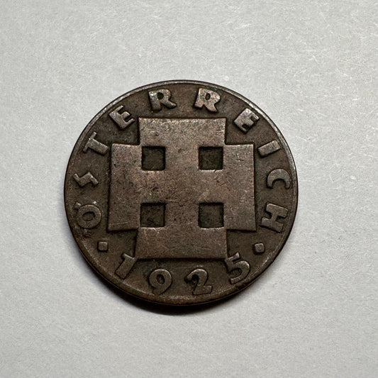 1925 Austria 2 Groschen - Beautiful Coin - #B-019
