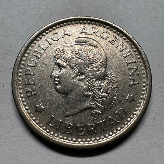 1962 Argentina 1 Peso - Beautiful Coin - #A-012