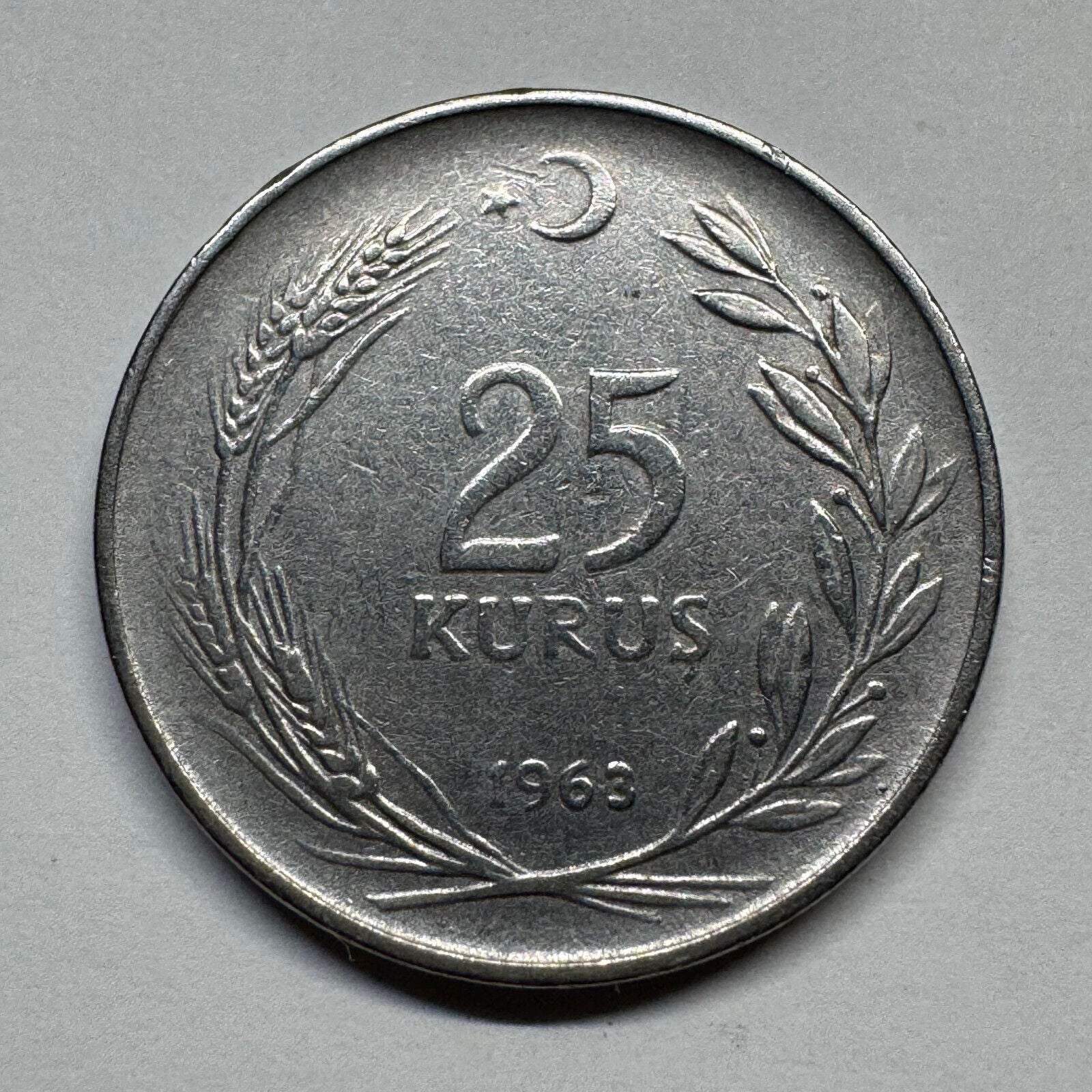 1963 Turkey 25 Kurus - Beautiful Coin - #B-051