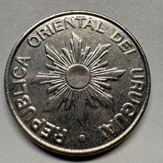 1989 Uruguay 10 Pesos - Beautiful Coin - #A-065