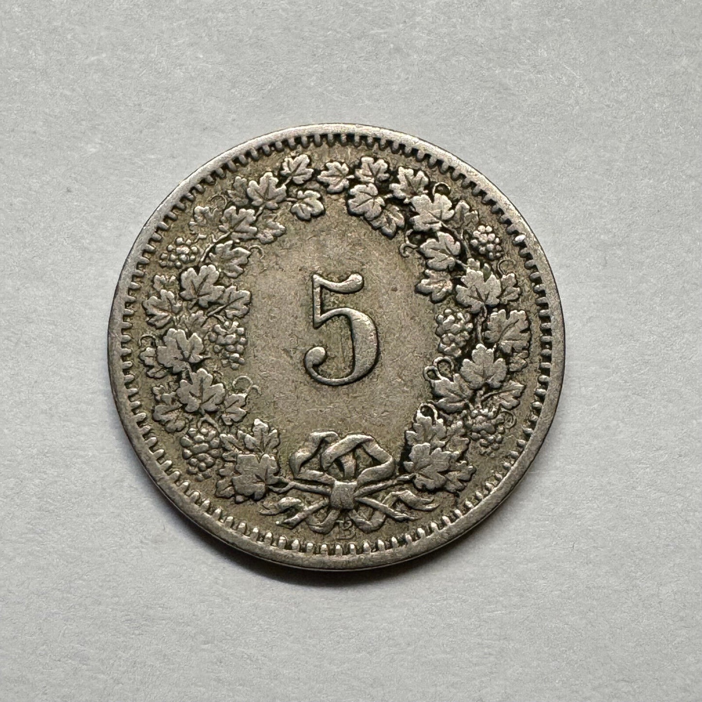 1915 Switzerland 5 Rappen - Beautiful Coin - #B-018