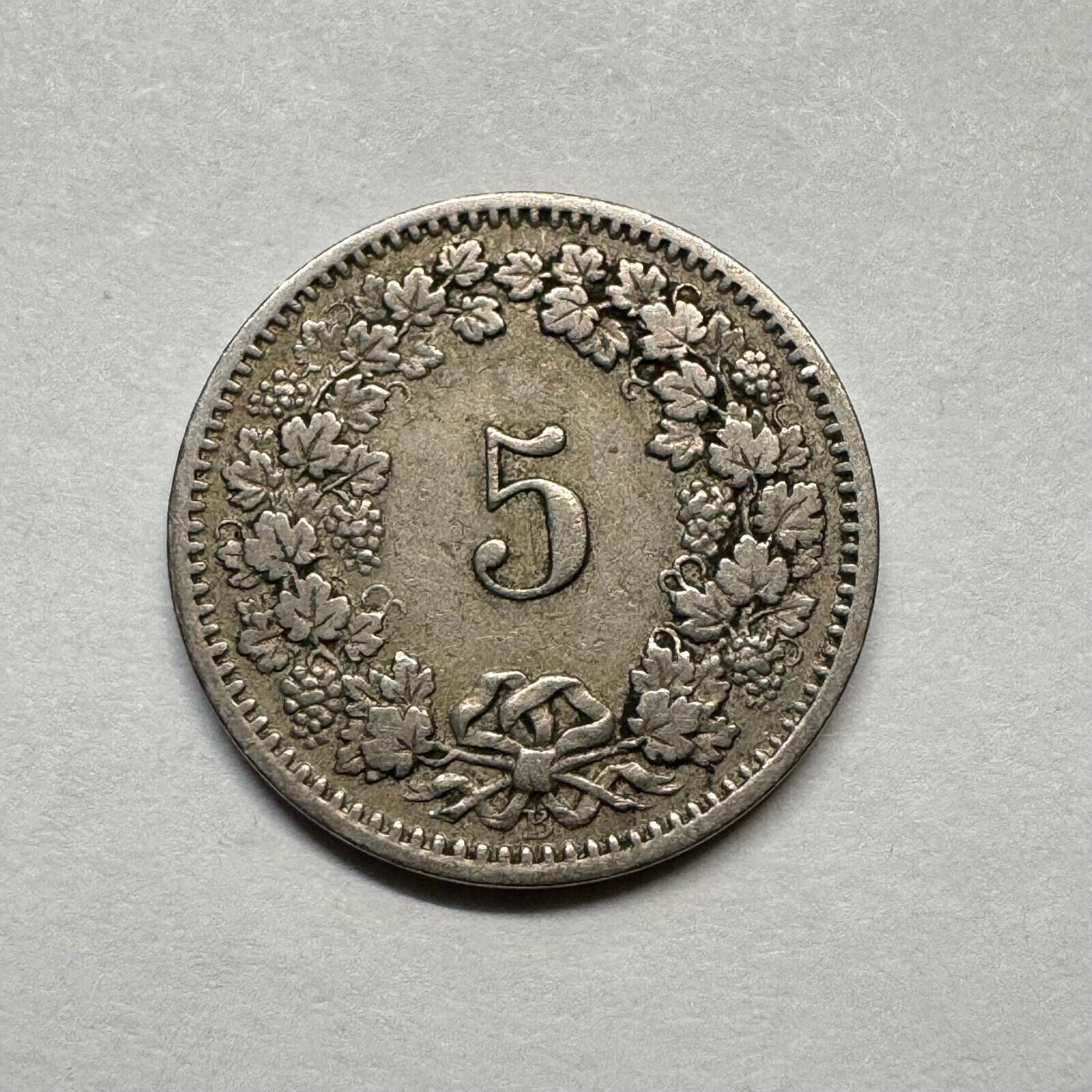 1915 Switzerland 5 Rappen - Beautiful Coin - #B-018
