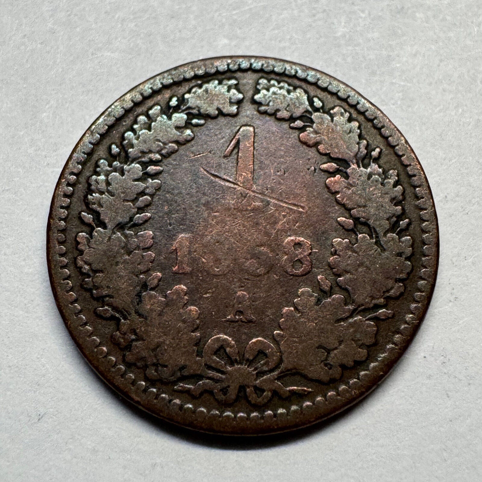 1858 Austria 1 Kreuzer - Beautiful Coin - #B-021