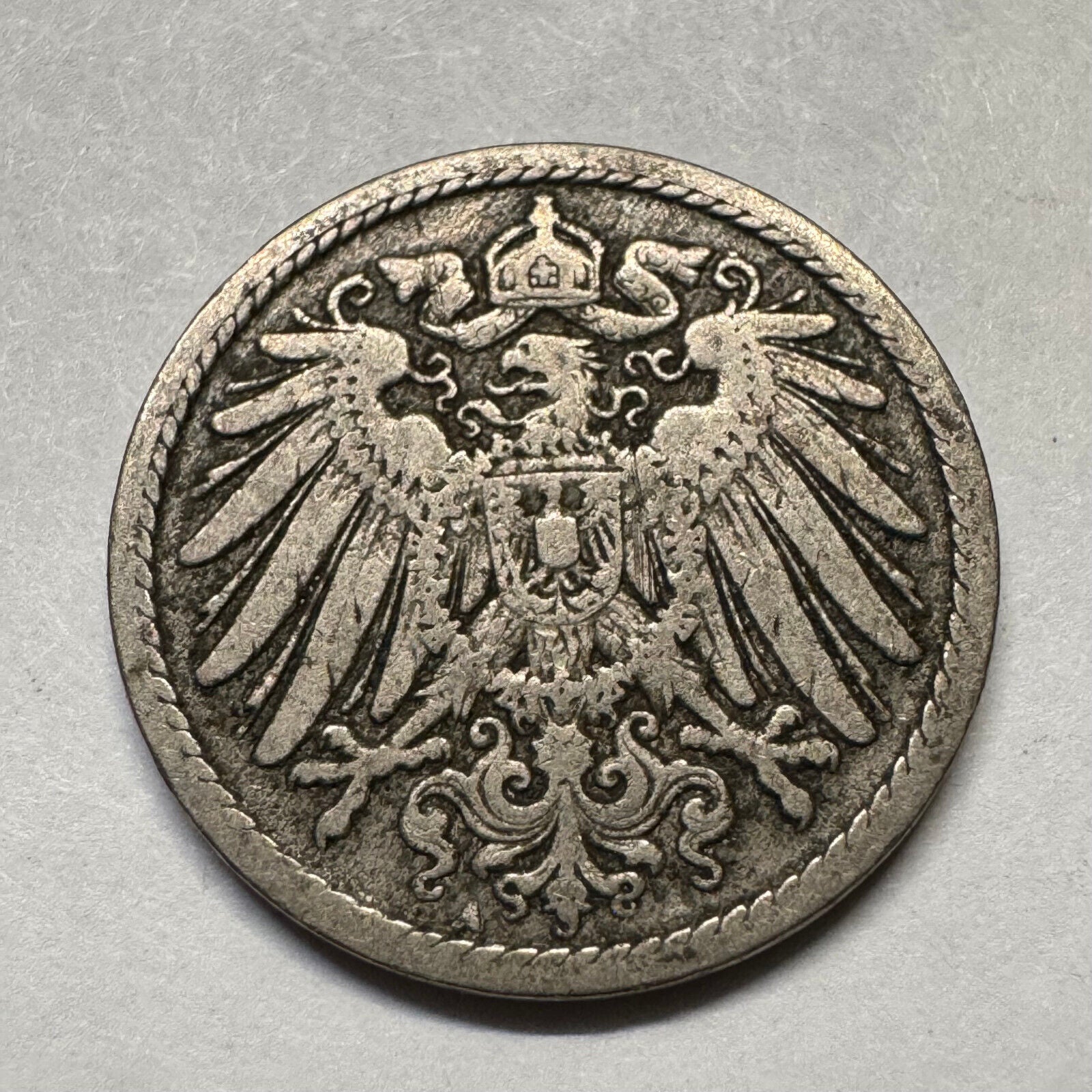 1897 Germany 5 Pfennig - Beautiful Coin - #A-096